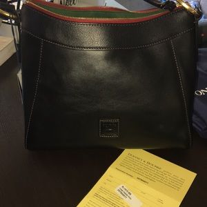 Authentic Dooney & Bourke Florentine Large Cassidy Hobo.